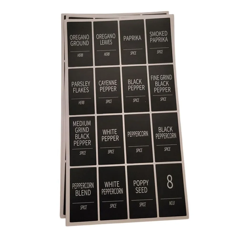 Spice and Baking Label Set